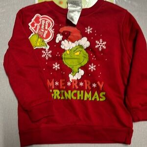 The grinch merry grinchmas 2T sweatshirt new with tag